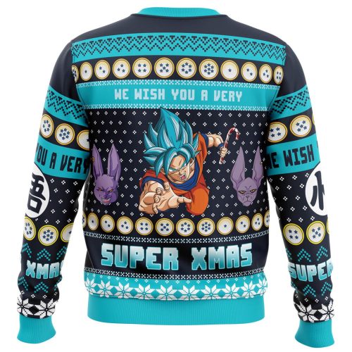 Nysekai “A Very Saiyan Christmas Dragon Ball Z Ugly” Christmas Sweater