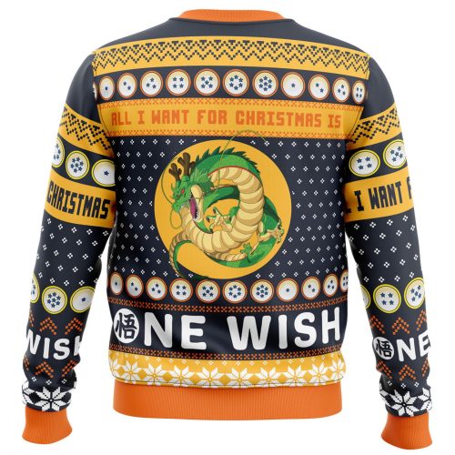 Get Festive with the Nysekai Shenron Christmas Dragon Ball Z Ugly Sweater