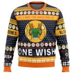 Get Festive with the Nysekai Shenron Christmas Dragon Ball Z Ugly Sweater