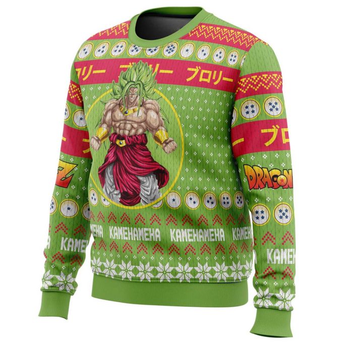Nysekai “Christmas Broly Dragon Ball Z Ugly” Christmas Sweater