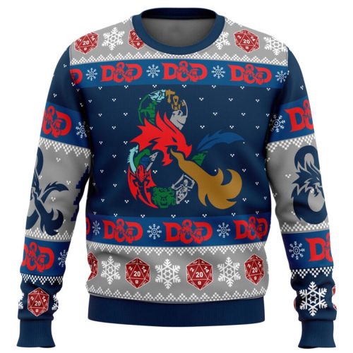 Nysekai “D-20 Dungeons & Dragons Ugly” Christmas Sweater