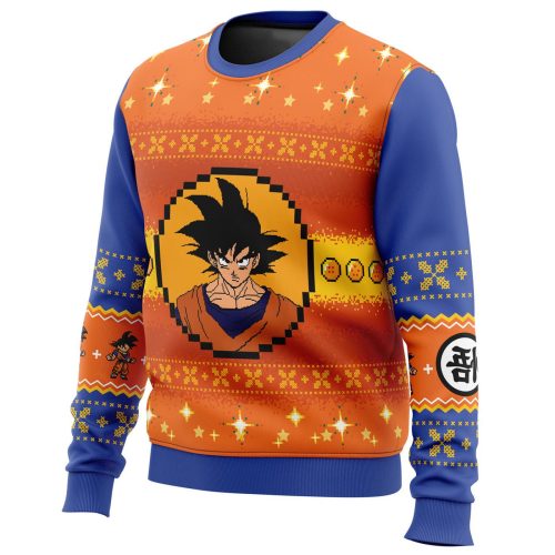 Nysekai “Dragon Ball Z Goku Christmas Ugly” Christmas Sweater