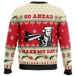 Nysekai “Go Ahead Make My Day Dirty Harry Ugly” Christmas Sweater