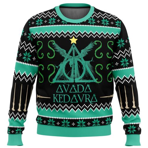 Nysekai "Harry Potter Avada Kedavra Ugly" Christmas Sweater