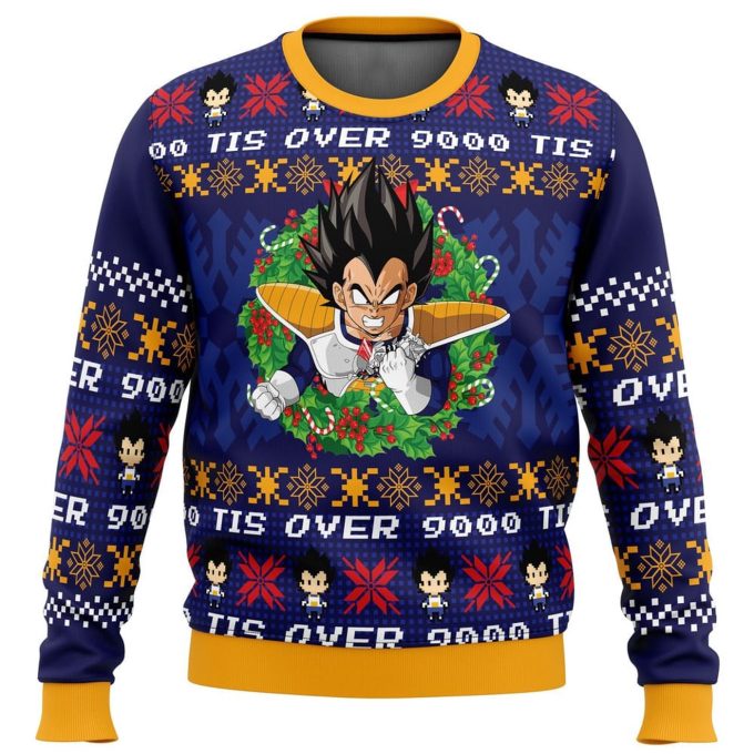 Nysekai “It’s Over 9000 Dragon Ball Z Ugly” Christmas Sweater