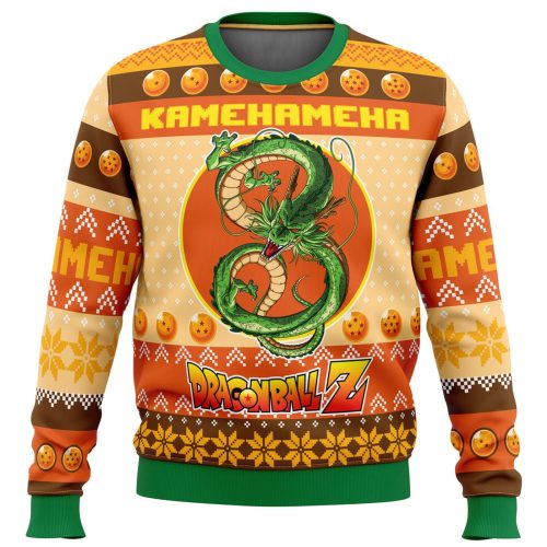 Nysekai "Kamehameha Shenron Shen Long Dragon Ball Z Ugly" Christmas Sweater