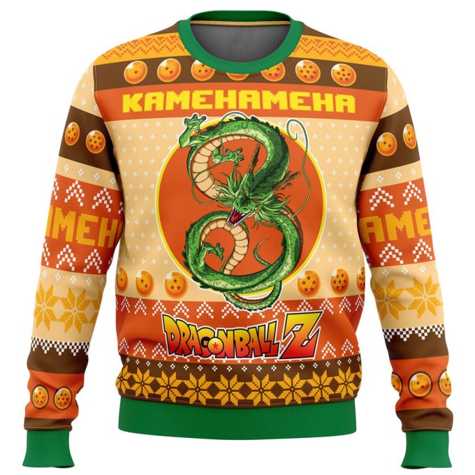 Nysekai “Kamehameha Shenron Shen Long Dragon Ball Z Ugly” Christmas Sweater