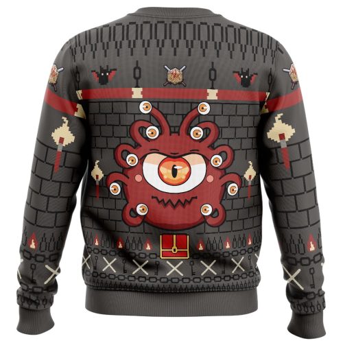 Nysekai “The Beholder Dungeons and Dragons Ugly” Christmas Sweater