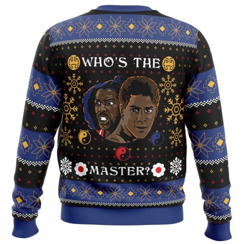 Nysekai “Whose The Master The Last Dragon Ugly” Christmas Sweater