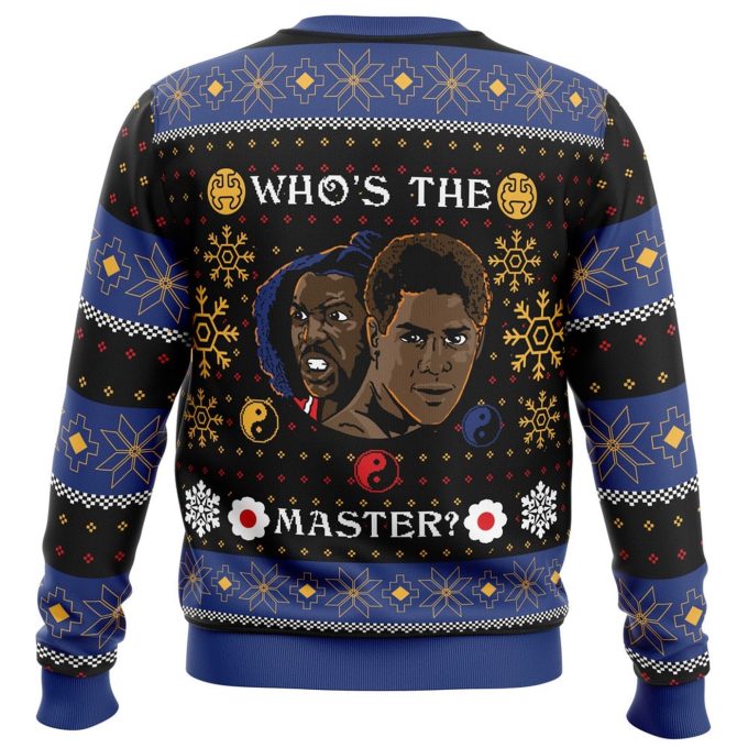 Nysekai “Whose The Master The Last Dragon Ugly” Christmas Sweater