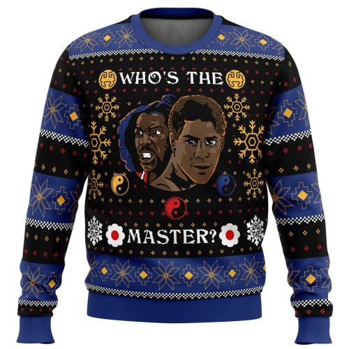 Nysekai “Whose The Master The Last Dragon Ugly” Christmas Sweater