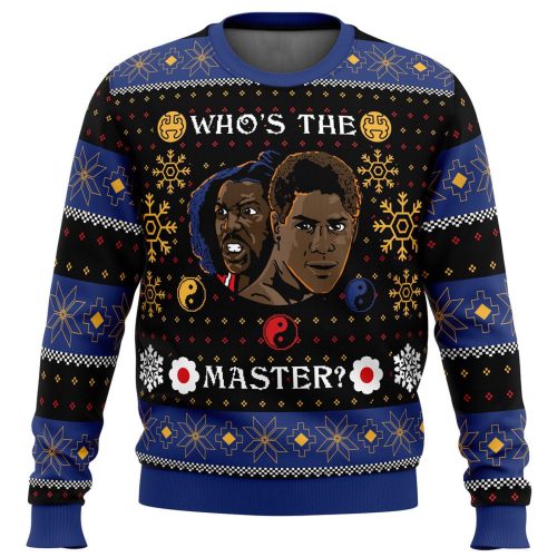Nysekai "Whose The Master The Last Dragon Ugly" Christmas Sweater