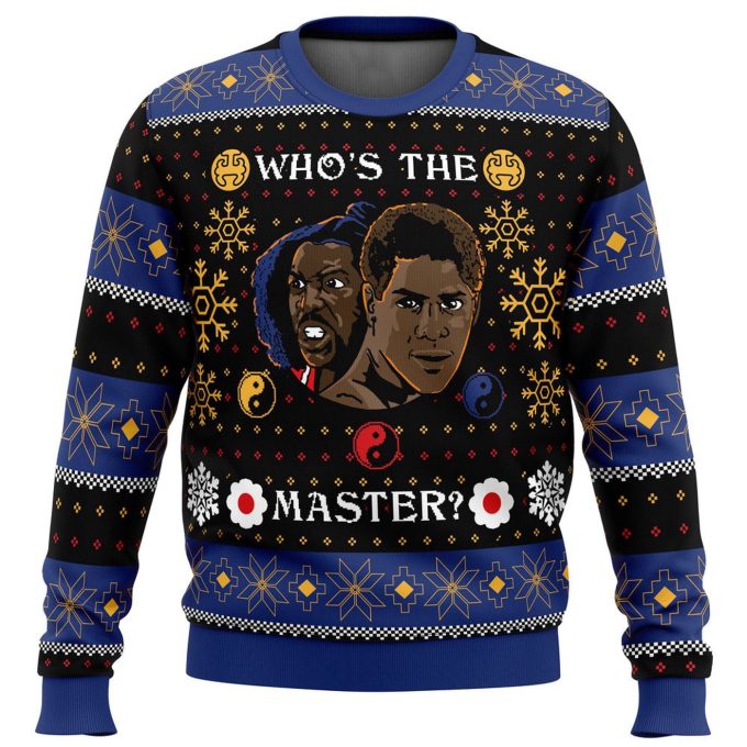 Nysekai “Whose The Master The Last Dragon Ugly” Christmas Sweater