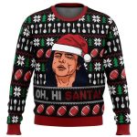 Oh Hi Santa The Room Ugly Christmas Sweater: Festive & Unique Knitwear for Holiday Fun!