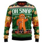 Oh Snap Gingerbread Sweater: Unisex Ugly Christmas Sweater