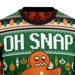 Oh Snap Gingerbread Sweater: Unisex Ugly Christmas Sweater
