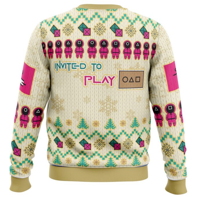 First Day of Christmas Squid Game Sweater: Festive & Fun Holiday Apparel