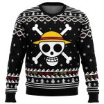 Straw Hat Pirates Ugly Christmas Sweater – Festive One Piece Design