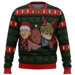 Get Festive with One Punch Man Holiday Ugly Christmas Sweater – Limited Edition Fun!