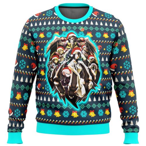 Get Festive with Overlord Master of The Dark Guild Ugly Christmas Sweater - Limited Stock!