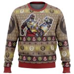 Doomfist Ugly Christmas Sweater – Festive Overwatch Apparel for Gamers