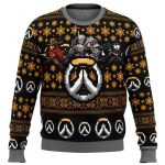 Get Festive with Overwatch Symbol Ugly Christmas Sweater – Limited Edition Gaming Apparel