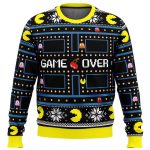 Pacman Ugly Christmas Sweater: Retro Gaming Fun in Festive Style!
