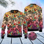 Get Festive with Parrot Palm Forest Xmas Ugly Sweater – Perfect Christmas Outfit & Gift!