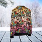 Get Festive with Parrot Palm Forest Xmas Ugly Sweater – Perfect Christmas Outfit & Gift!