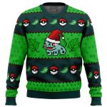 Get Festive with Pokemon Bulbasaur Ugly Christmas Sweater – Limited Edition Holiday Apparel
