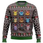 Get Festive with Pokemon Eeveelution Ugly Christmas Sweater!