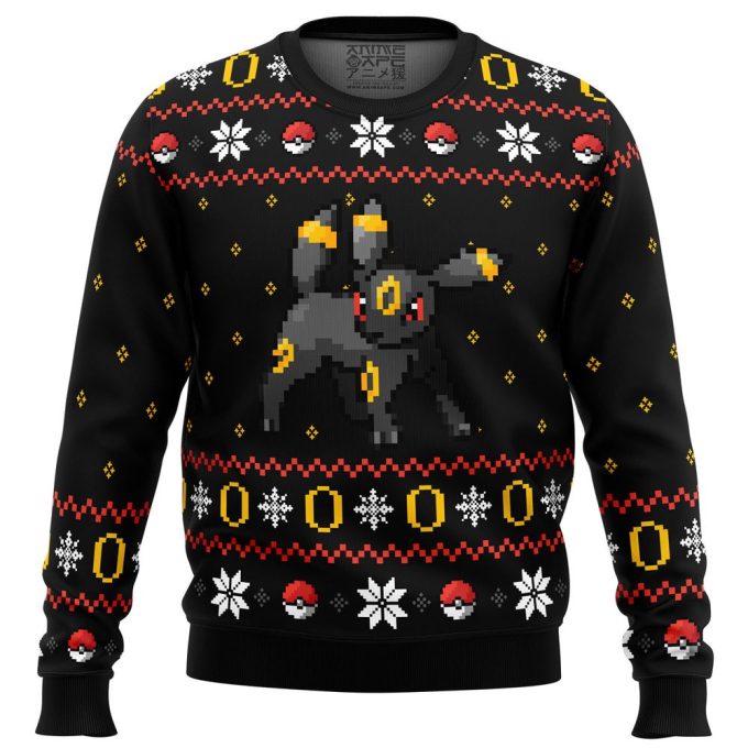 Get Festive with Pokemon Umbreon Ugly Christmas Sweater – Limited Edition