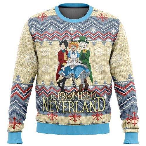 Get Festive with Promised Neverland Alt Ugly Christmas Sweater – Limited Edition Fun!