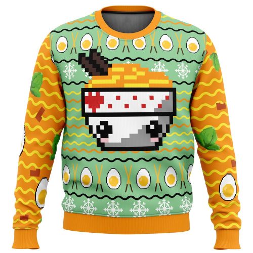 Spice Up Your Holiday Look with a Festive Ramen Ugly Christmas Sweater!