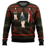 Spook up Your Holidays with Resident Evil Ugly Christmas Sweater – Limited Edition!