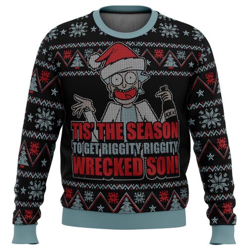 Get Festive with Rick and Morty: Tis The Season Ugly Christmas Sweater!