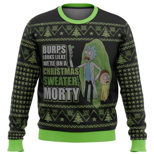Get Festive with Rick and Morty s Ugly Christmas Sweater – Perfect for Xmas!