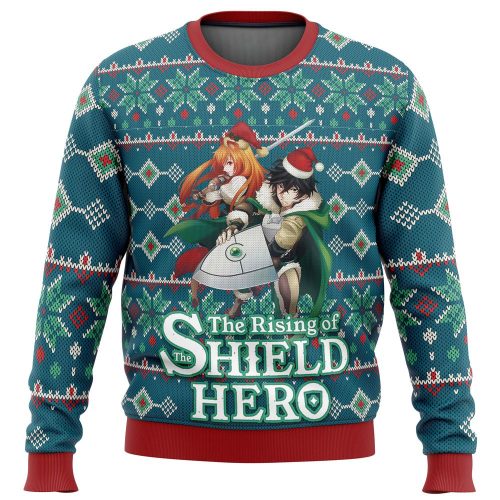Alt Ugly Christmas Sweater: Rising of the Shield Hero - Festive and Unique Design