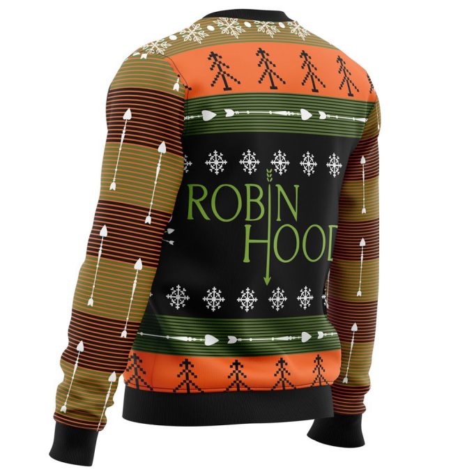 Get Festive with Robin Hood Ugly Christmas Sweater – Perfect Holiday Attire for a Stylish Twist!