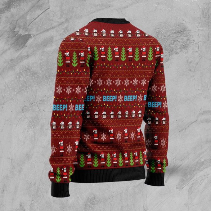 Get Festive with the Robot Santa Ugly Christmas Sweater – Xmas Ugly Sweater