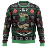 Get Festive with Roll Initiative Dungeons & Dragons Ugly Christmas Sweater