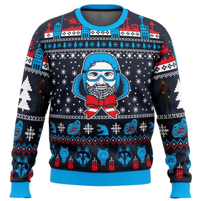 Get Festive with Russell for the Holidays Ugly Christmas Sweater – The Thing Design