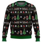 Get Festive with the Samurai X Christmas Tree Ugly Christmas Sweater – Perfect for Holiday Fun!