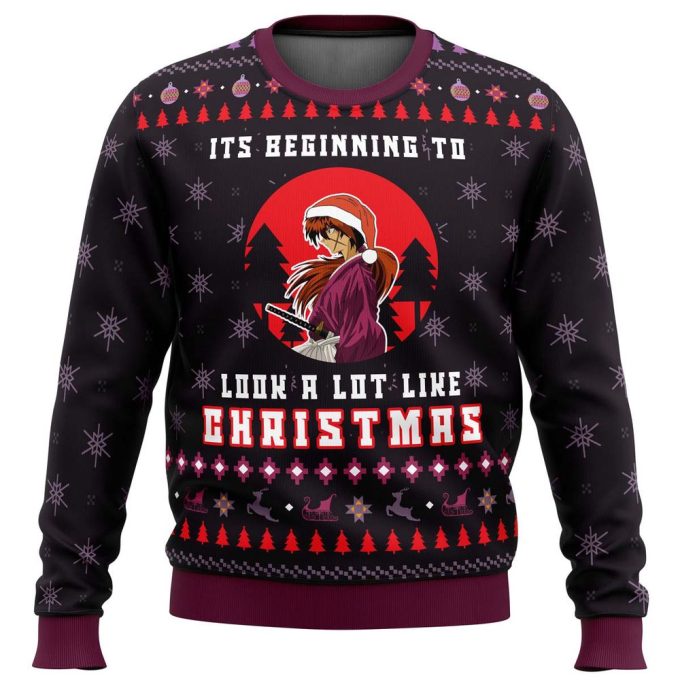 Samurai X Ugly Christmas Sweater – Its Beginning To Look a Lot Like Christmas