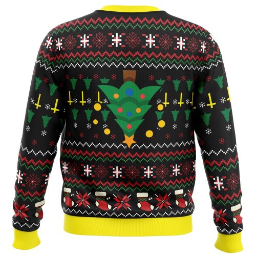 Get Festive with Santa Emeritus Papa Emeritus Ugly Christmas Sweater – Limited Edition