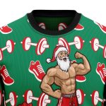 Get Festive with Santa Gym Xmas Ugly Sweater – Perfect Christmas Outfit Gift!