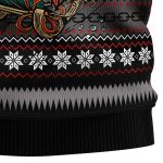 Santa Sleigher Ugly Christmas Sweater – Festive Graphic Sweater for the Holidays