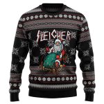 Santa Sleigher Ugly Christmas Sweater – Festive Graphic Sweater for the Holidays