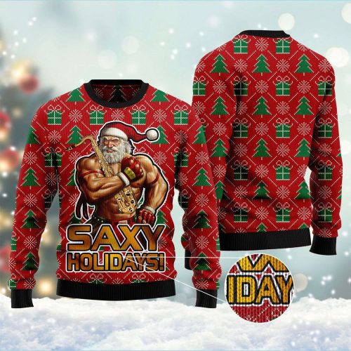 Saxy Holidays Ugly Christmas Sweater – Stylish Xmas Ugly Sweater