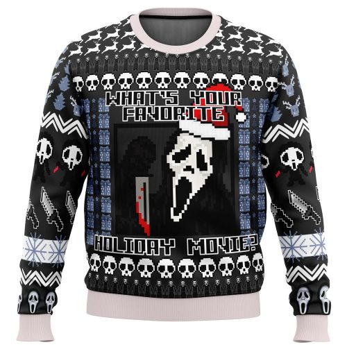 Scream Holiday Ugly Christmas Sweater: Festive & Fun Xmas Apparel